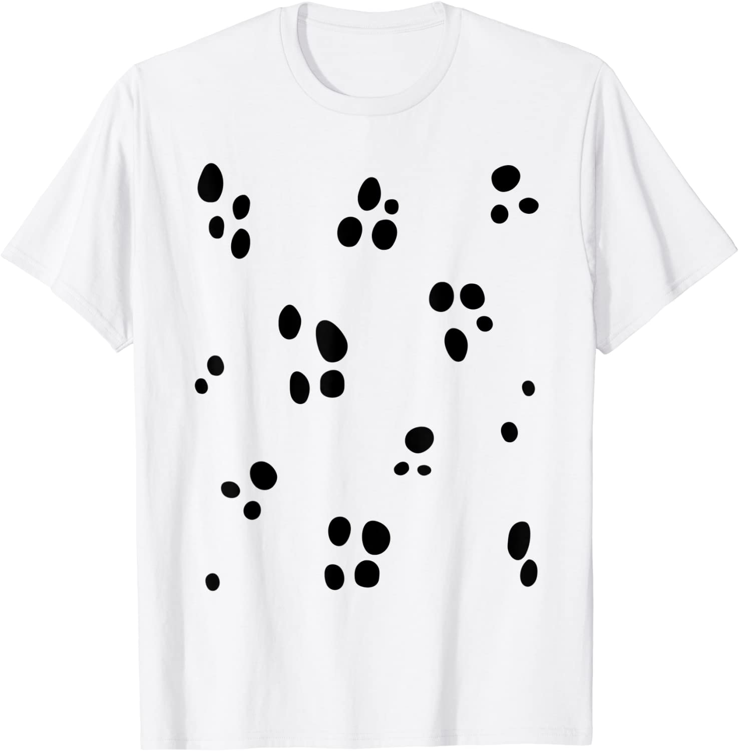 Dog Dalmatian Spots Halloween Diy Dalmatian Costume T-shirt