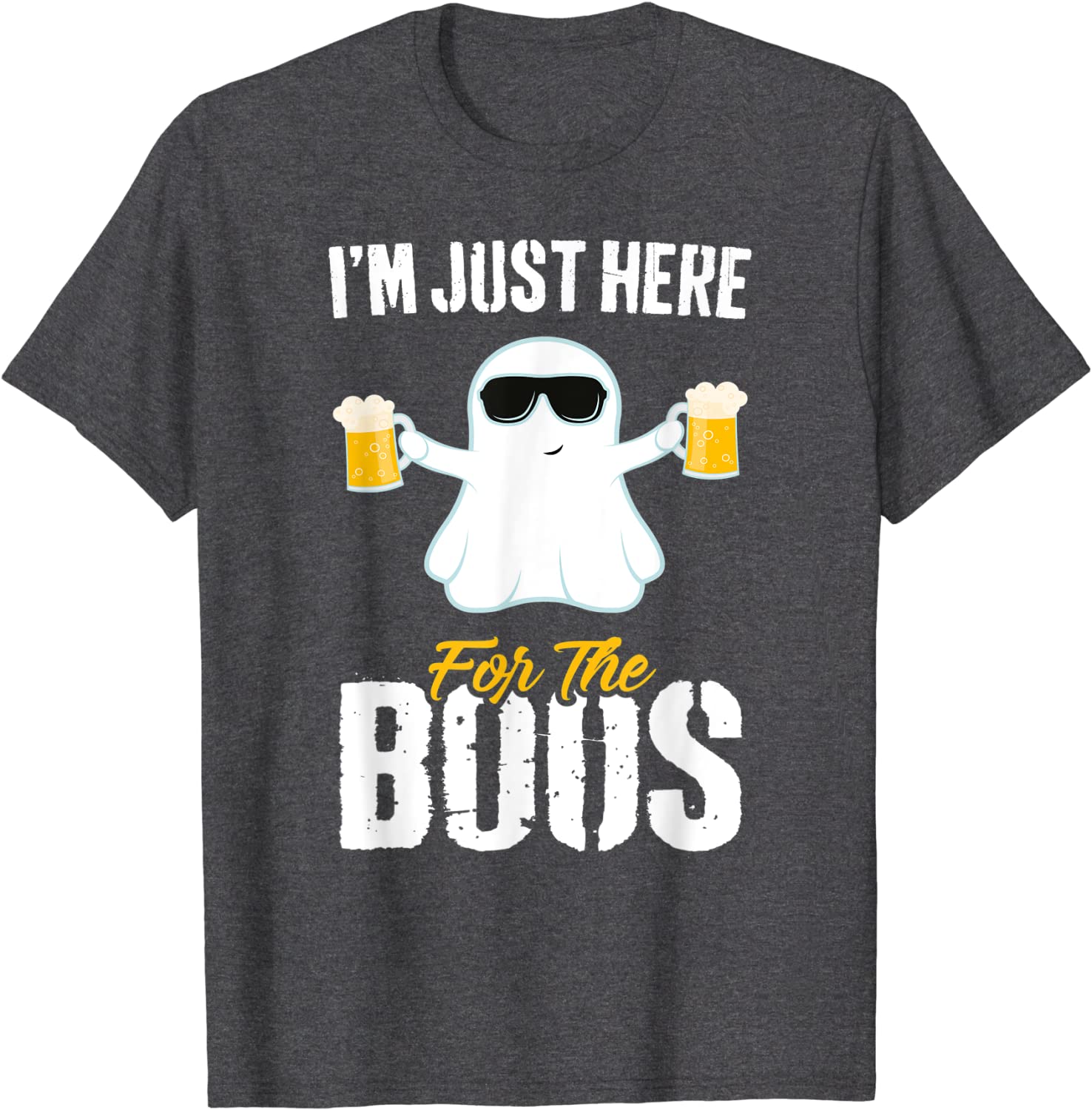 T-Shirt Mock Up: Dark Heather Grey